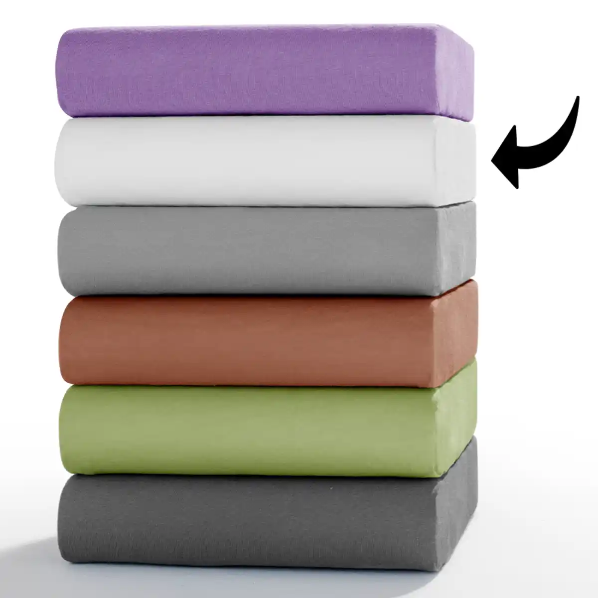 Bild 3 von Jersey-Spannbetttuch - ca. 140 - 160 x 200 cm