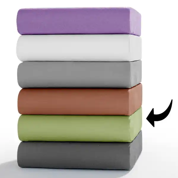 Bild 2 von Jersey-Spannbetttuch - ca. 140 - 160 x 200 cm