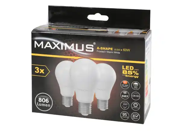 Bild 1 von Maximus LED-Leuchtmittel Glühbirnenform