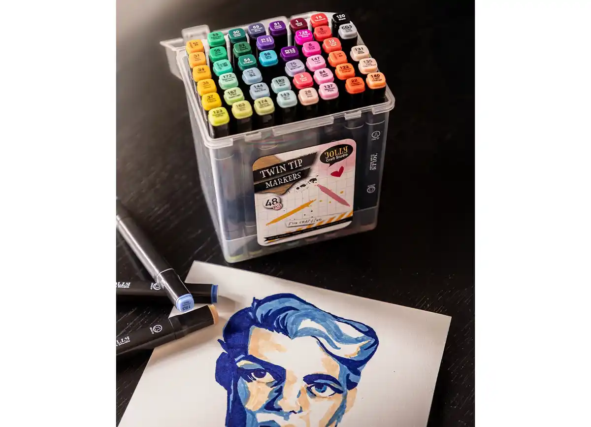 Bild 1 von Doppel-Filzstifte 48 Stück