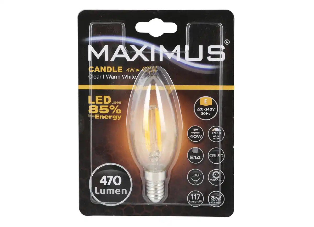 Bild 1 von Maximus LED-Leuchtmittel Kerzenform