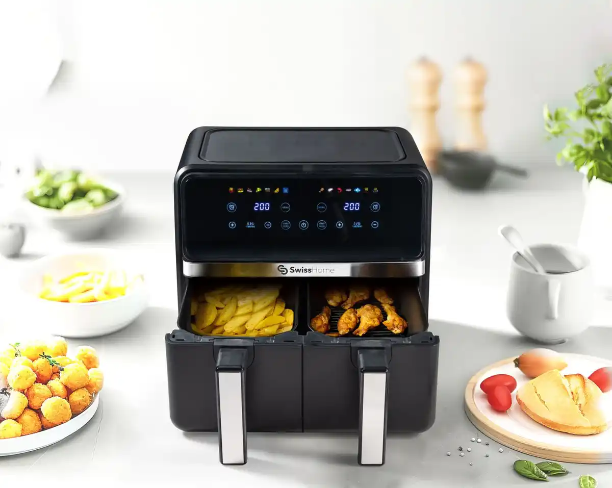 Bild 1 von Heißluft- Fritteuse 2 x 4 Liter