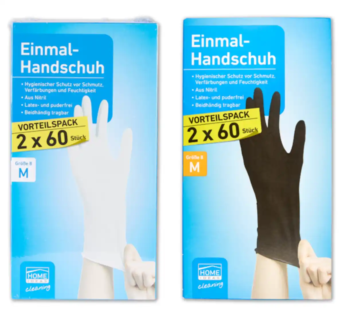 Bild 1 von HOME IDAES CLEANING Nitril-Einmalhandschuhe*