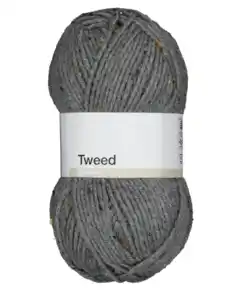 Tweed Strickgarn - Grau, Grau, 100 g