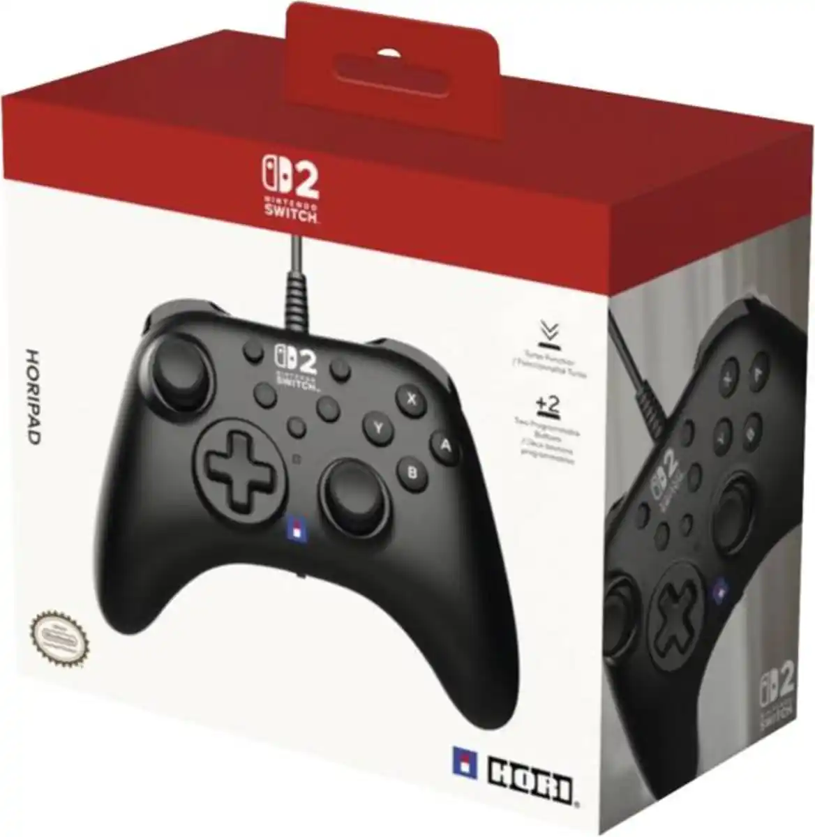 Bild 2 von Hori HORI HORIPAD Turbo (Schwarz) für Nintendo Switch 2