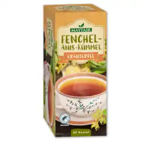 MAYFAIR Fenchel-Anis-Kümmel Tee oder Ingwer Zitrone