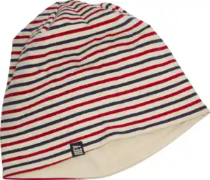 IDEENWELT Kinder-Jersey Mütze, 2er-Set, Streifen
