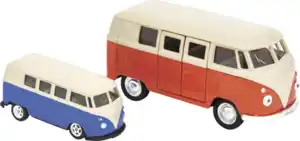 IDEENWELT Autoset Volkswagen T1 Bus, 2er-Set