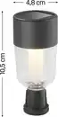 Bild 3 von IDEENWELT Solar-Balkonleuchten, 4er-Set