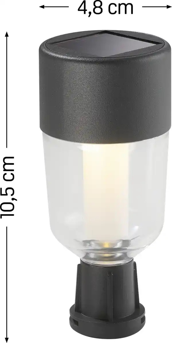 Bild 3 von IDEENWELT Solar-Balkonleuchten, 4er-Set