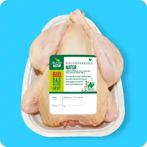 NUR NUR NATUR Bio-Landhähnchen, Ganzes frisches Hähnchen