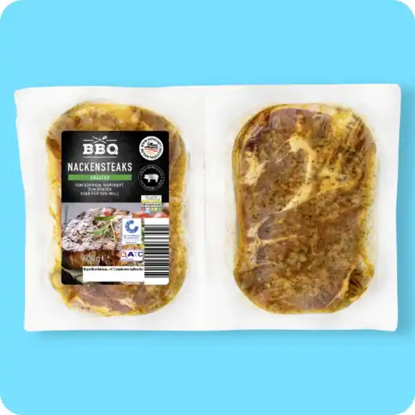 Bild 1 von BBQ Marinierte Nackensteaks⁷, Kräuter oder Paprika