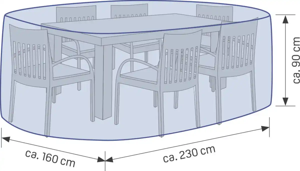 Bild 2 von IDEENWELT Gartenmöbelabdeckung