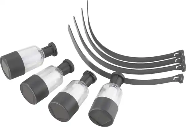 Bild 2 von IDEENWELT Solar-Balkonleuchten, 4er-Set