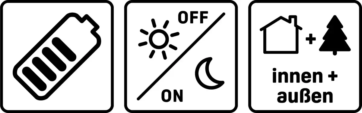 Bild 4 von IDEENWELT Solar-Balkonleuchten, 4er-Set