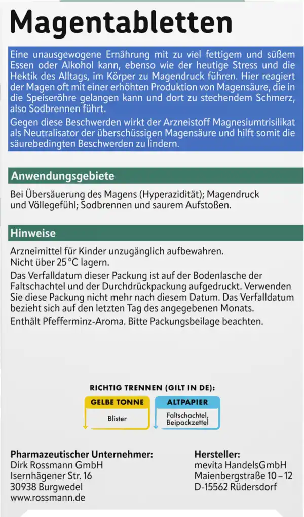 Bild 4 von altapharma altapharma Magentabletten