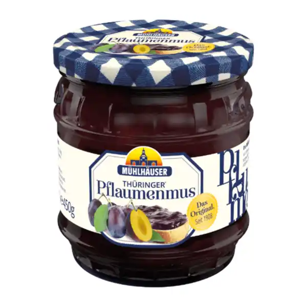 Bild 2 von MÜHLHÄUSER Pflaumenmus 450g