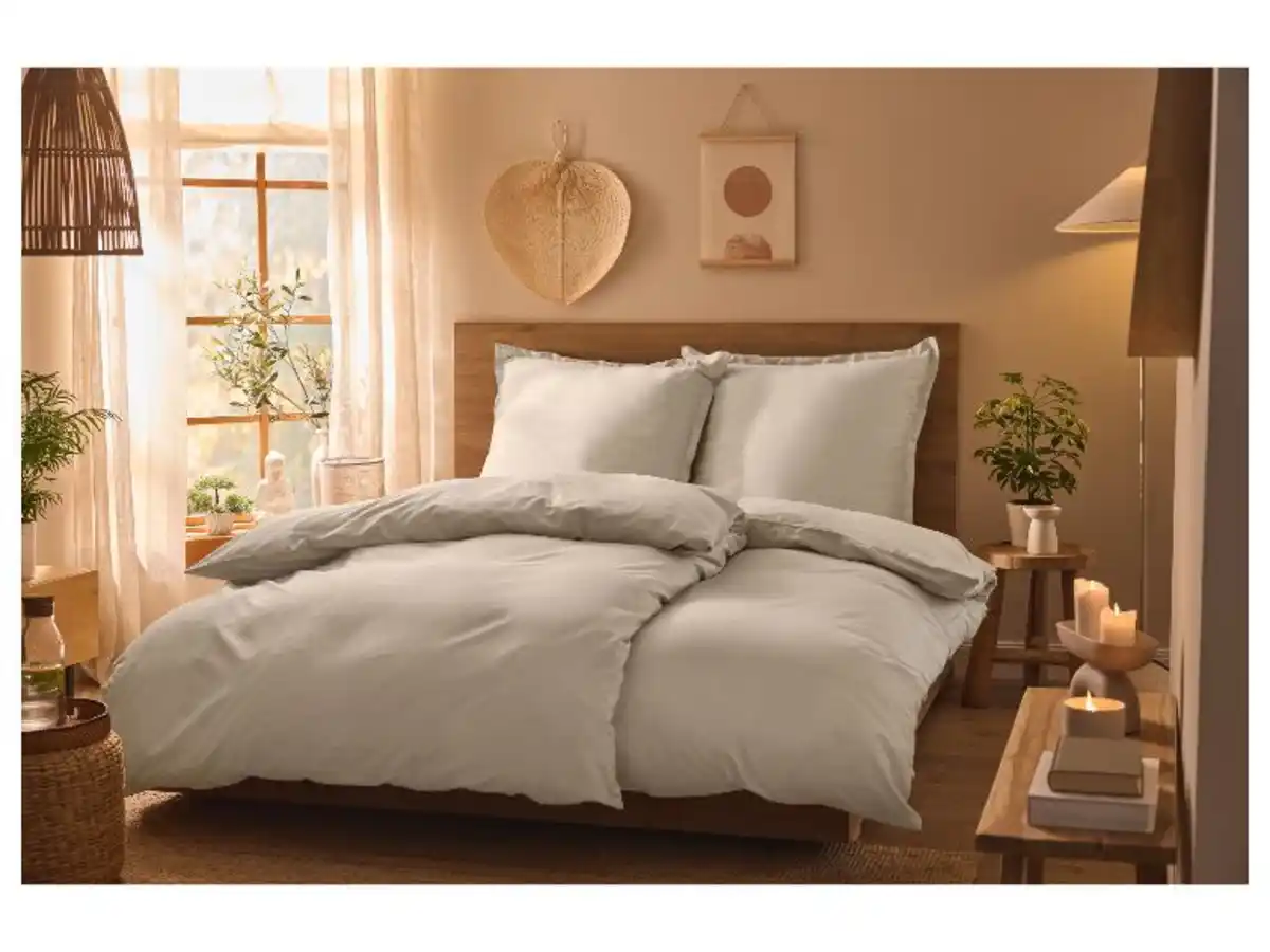 Bild 2 von LIVARNO home Lyocell-Satin-Bettwäsche, 200 x 220 cm