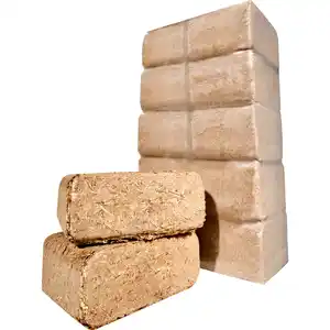 Holzbriketts, 12 StĂĽck, Mischholz, 10 kg, foliert