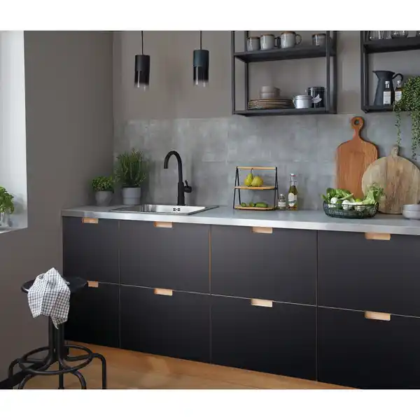 Bild 3 von Dekorfolie »Eco Line«, 67,5 x 150 cm (LxB), Matt black