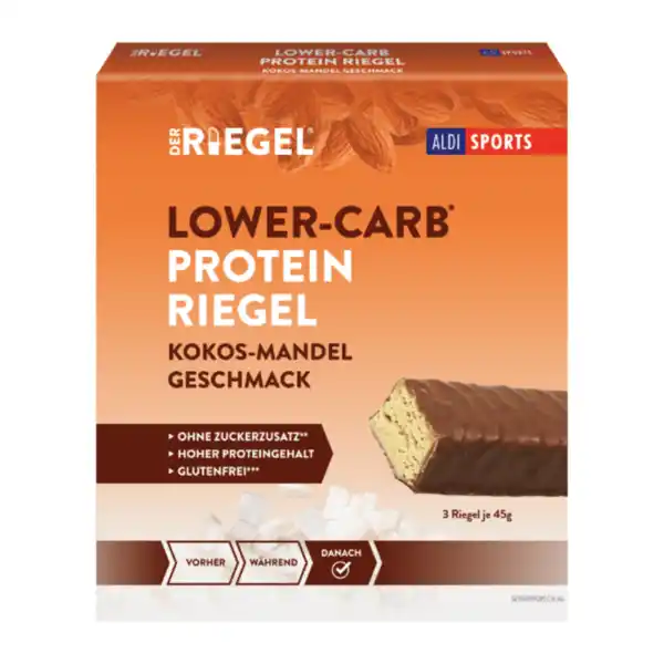 Bild 2 von ALDI SPORTS Lower-Carb-Proteinriegel 45g