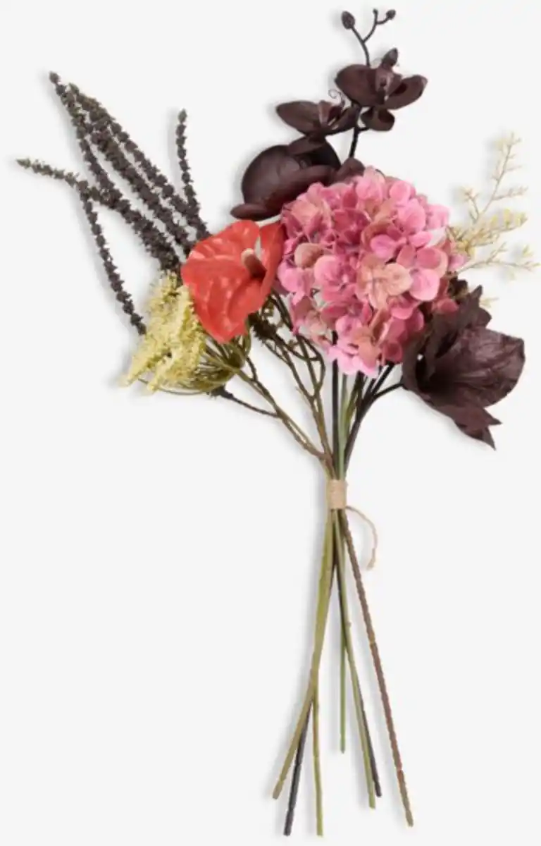 Bild 1 von Künstlicher Blumenstrauß GODFRED H60cm dunkles Lila