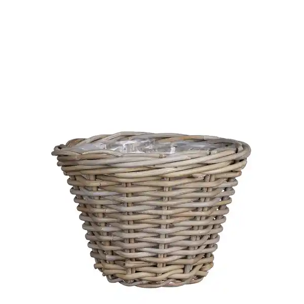 Bild 1 von Mica Decorations Korb, Rattan, HxD 20x29 cm, grau