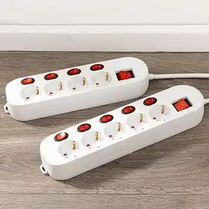 Powertec Electric Einzeln schaltbare Steckdosenleiste