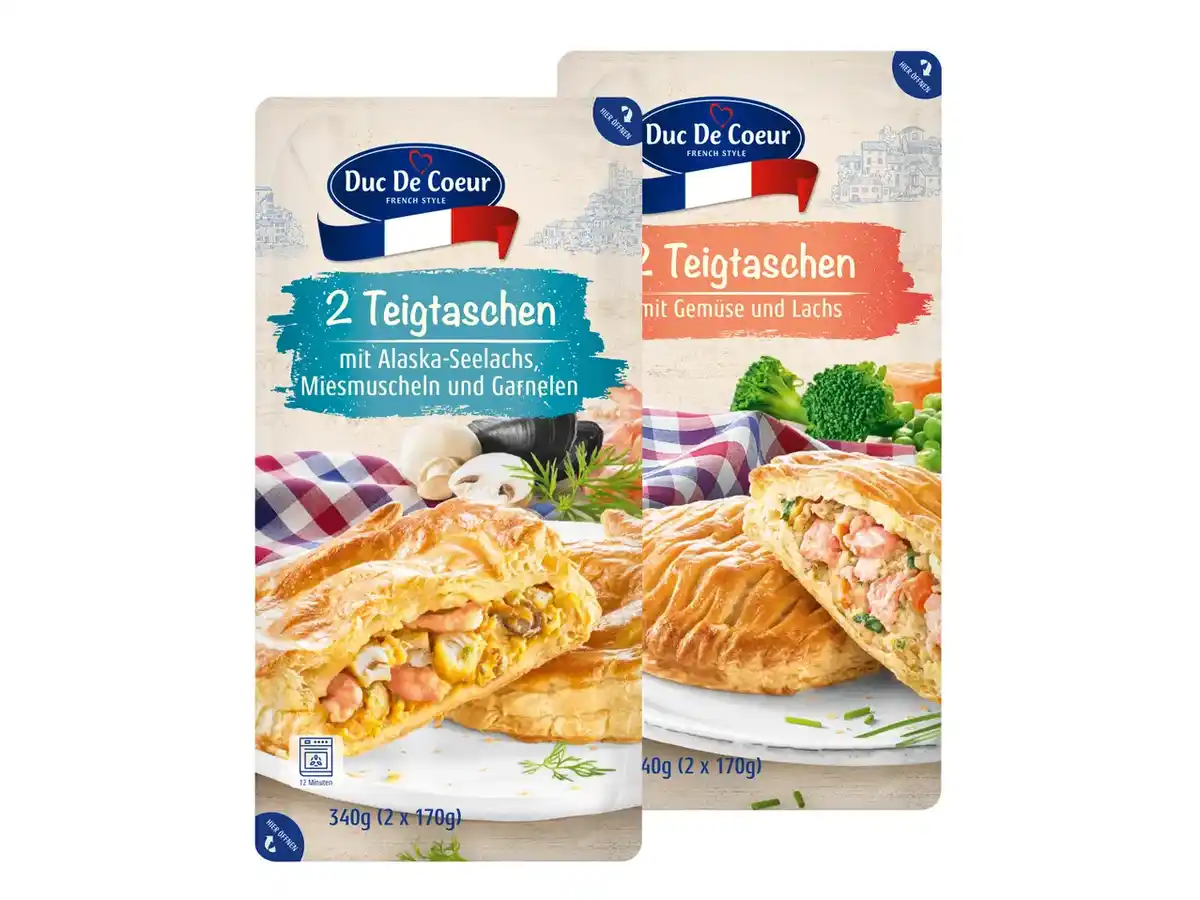 Bild 1 von Duc de Coeur Fisch Teigtaschen