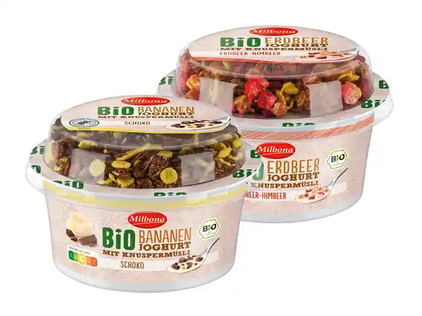 Bild 1 von Milbona Bio Joghurt mit Knuspermüsli,  150 g