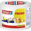 Bild 1 von TESA Kreppband »PROMO«, 3er-Set, transparent, BxL: 30 mm x 50 m