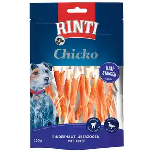RINTI Kaustangen »Chicko«, Rinderhaut überzogen mit Ente, 150g