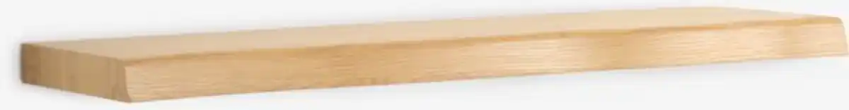 Bild 1 von Schwebendes Regal 80x24 Baumkante eichefarben natur