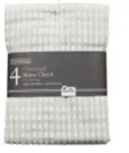Dream Cloud Geschirrtücher kariert 4er Pack 45x65cm sort. Farbe:Hell Grün