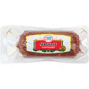 MOJA SEMJA "Servelat Lubitelsky" Wurst aus Hähnchenseparator...