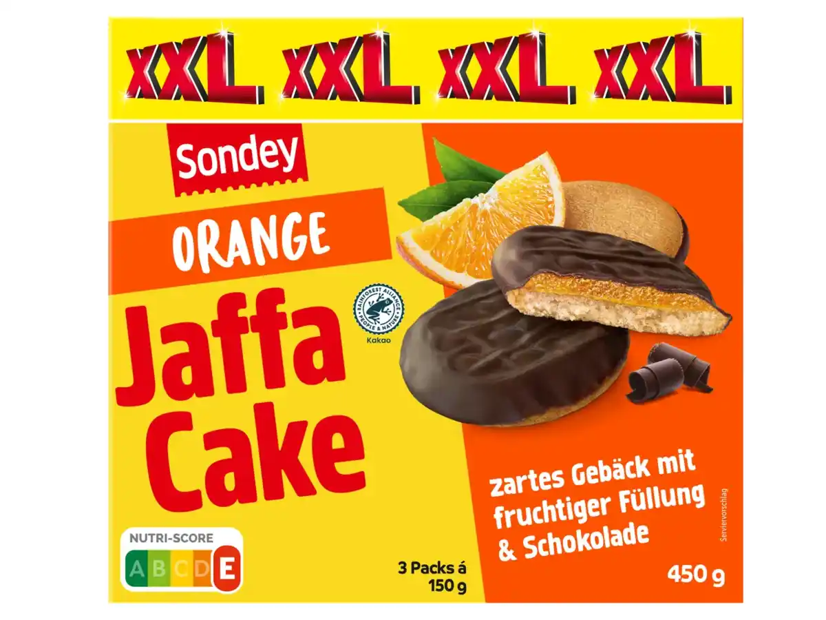 Bild 1 von XXL Sondey Jaffa Cake Orange,  450 g