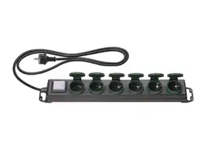 PARKSIDE® Außensteckdosenleiste, IP44, 6-fach / 2x 3-fach,  3 Steckdosen
