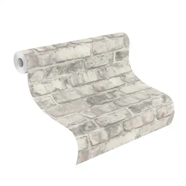 Bild 3 von Selbstklebende Vliestapete »Clayton«, 6x 0,53 m (LxB), selbstklebend, rustikale Steinoptik, grau