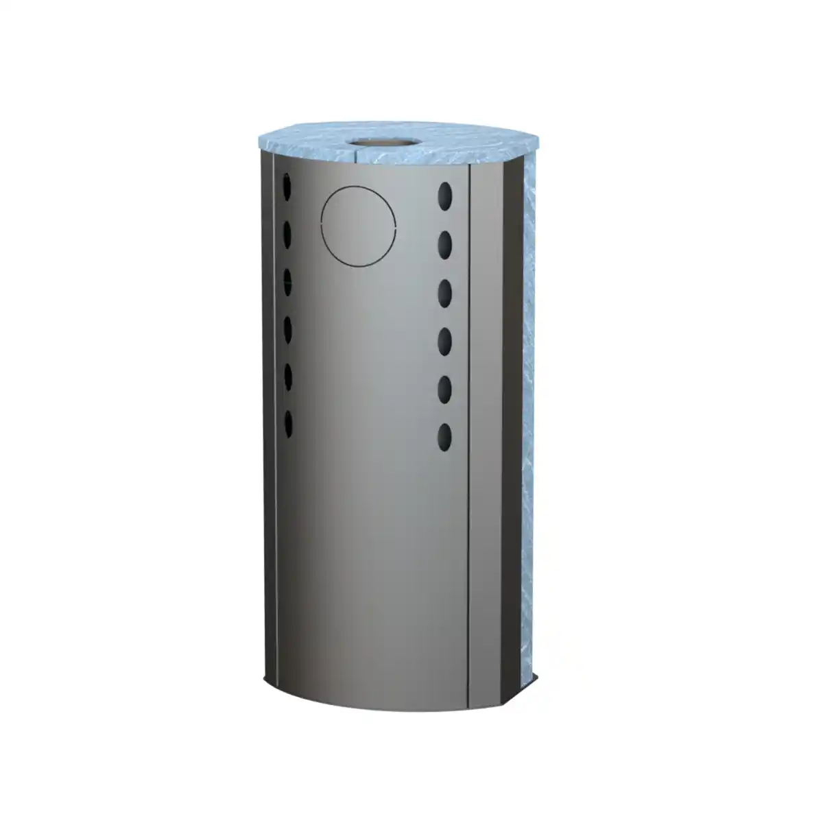 Bild 4 von THERMIA Kaminofen »Dortmund«, grau, Naturstein, 7 kW, Dauerbrand geeignet