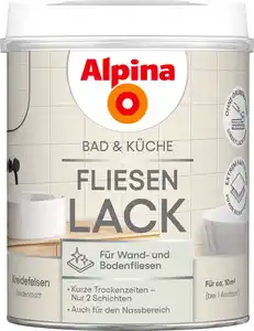 Alpina Fliesenlack Bad & KĂŒche 2K kreidefelsen 750 ml