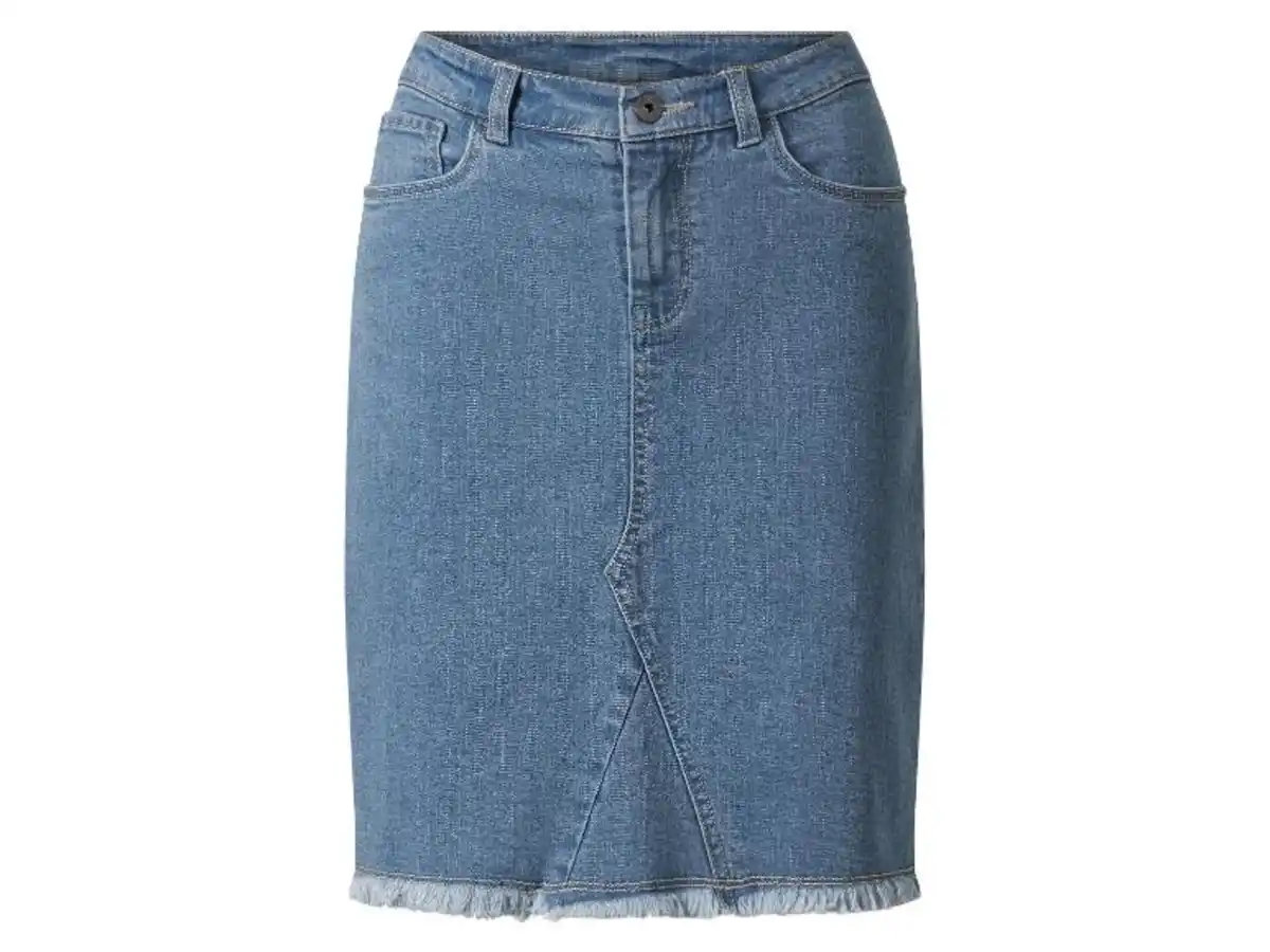 Bild 2 von esmara® Damen Jeansrock, im 5-Pocket-Style