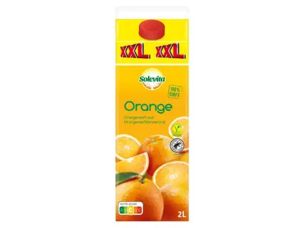 Bild 1 von XXL Solevita Orangensaft,  2 l