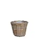 Bild 1 von Mica Decorations Korb, Rattan, HxD 16x20 cm, grau