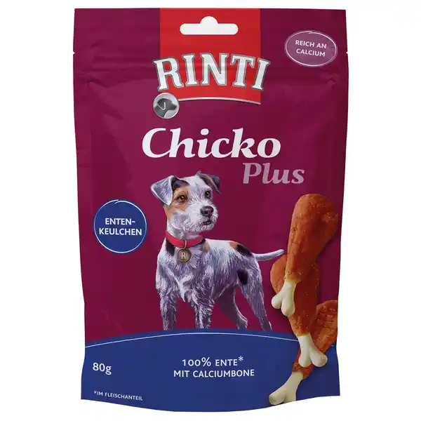 Bild 1 von RINTI Hundesnack »Chicko Plus«, Entenkeulchen, 80g