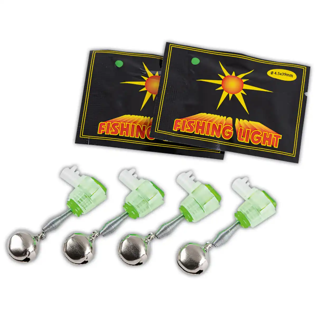 Bild 1 von AllGear Fishing Nachtangel-Set Glocken und Knicklichter