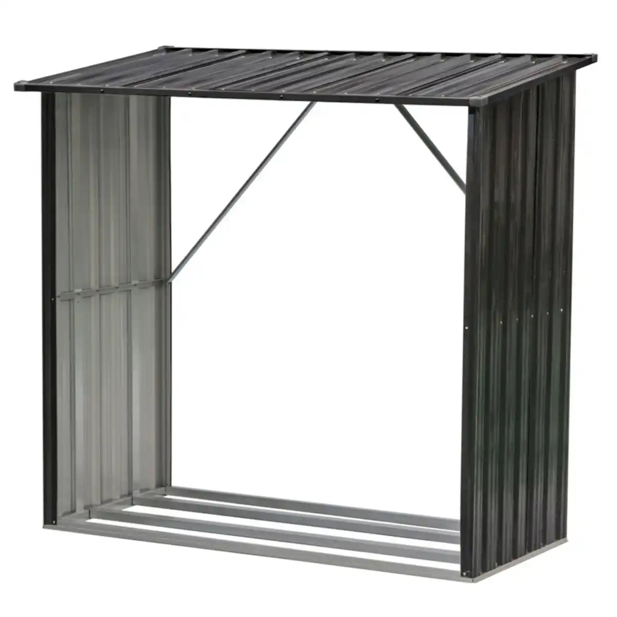 Bild 2 von Kaminholzregal, BxHxT: 217 x 142 x 89 cm, Stahl