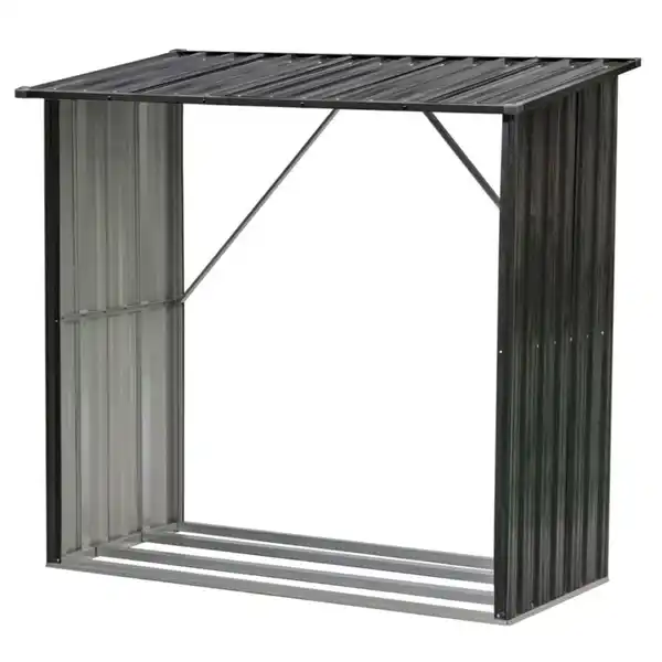 Bild 2 von Kaminholzregal, BxHxT: 217 x 142 x 89 cm, Stahl