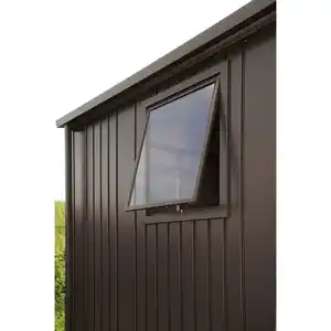 BIOHORT Gerätehaus »Highline«, BxHxT: 314,3 x 221 x 314,3 cm (Aufstellmaße), Stahl