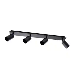 CASAYA Spotstrahler »Fjell«, 4 x 25 W, GU10, Metall, schwarz