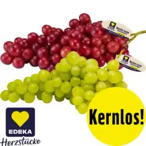 Tafeltrauben hell oder rot